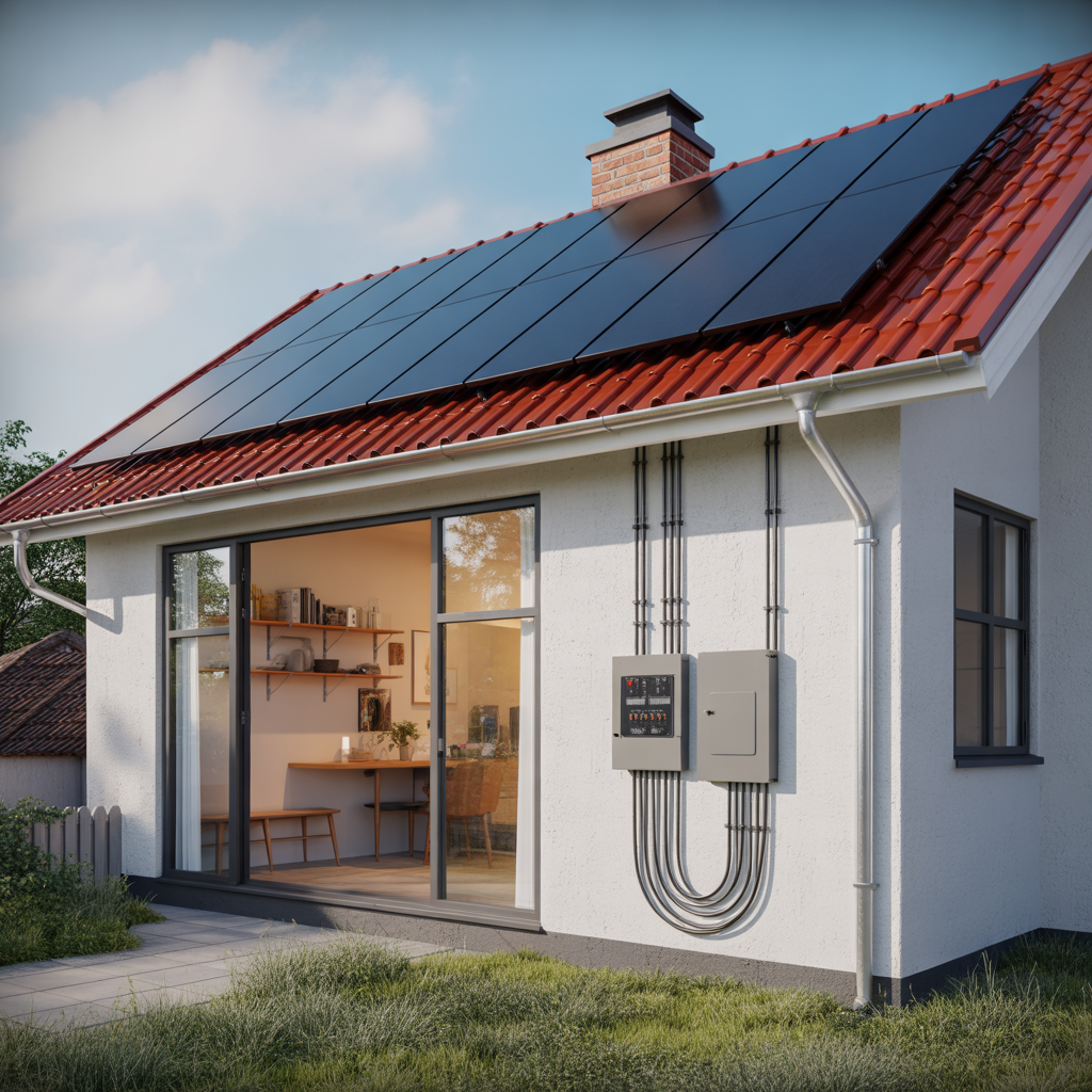 4.Integrera solpaneler i husets elinstallation en guide