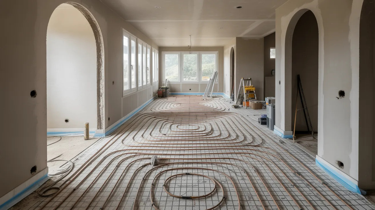 Installation av Golvvärme