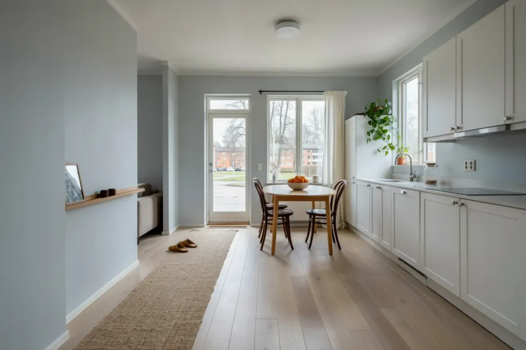 vattenburen golvv rme installerad i k k och hall i l ngbro lvsj