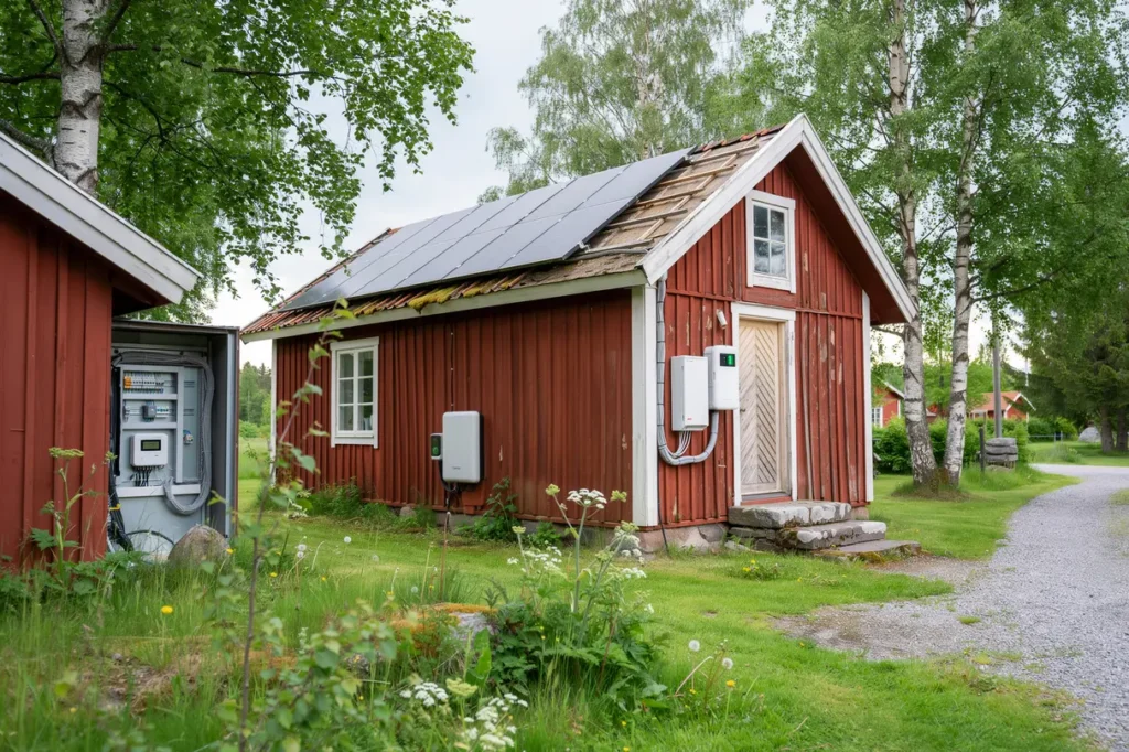 fritidshus i juli s framtidss krar du elsystemet f r solceller batteri och smart styrning